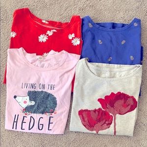 Girl 10/12 tshirt lot